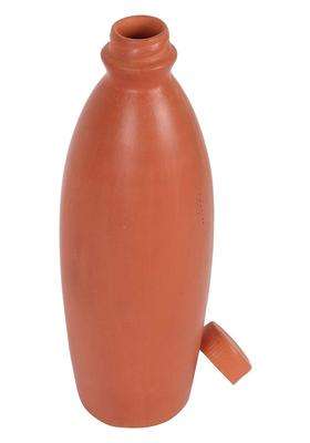 Onlinch Earthen Clay Water Bottle | 1 L | 1.1 Qt