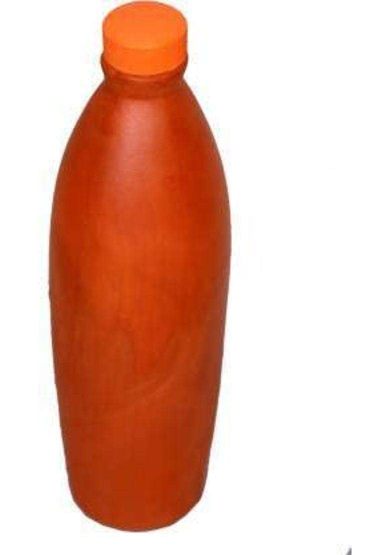 Onlinch Earthen Clay Water Bottle | 1 L | 1.1 Qt - Indya