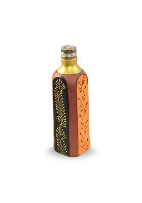 Terra Charms Clay Water Bottle | 1 L | 1.1 Qt | Non-Toxic