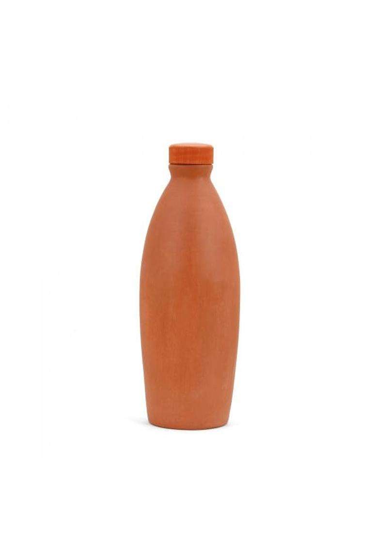 Onlinch Clay Water Bottle Earthen Water Cooling Drinking Storage | Leak Proof - Indya