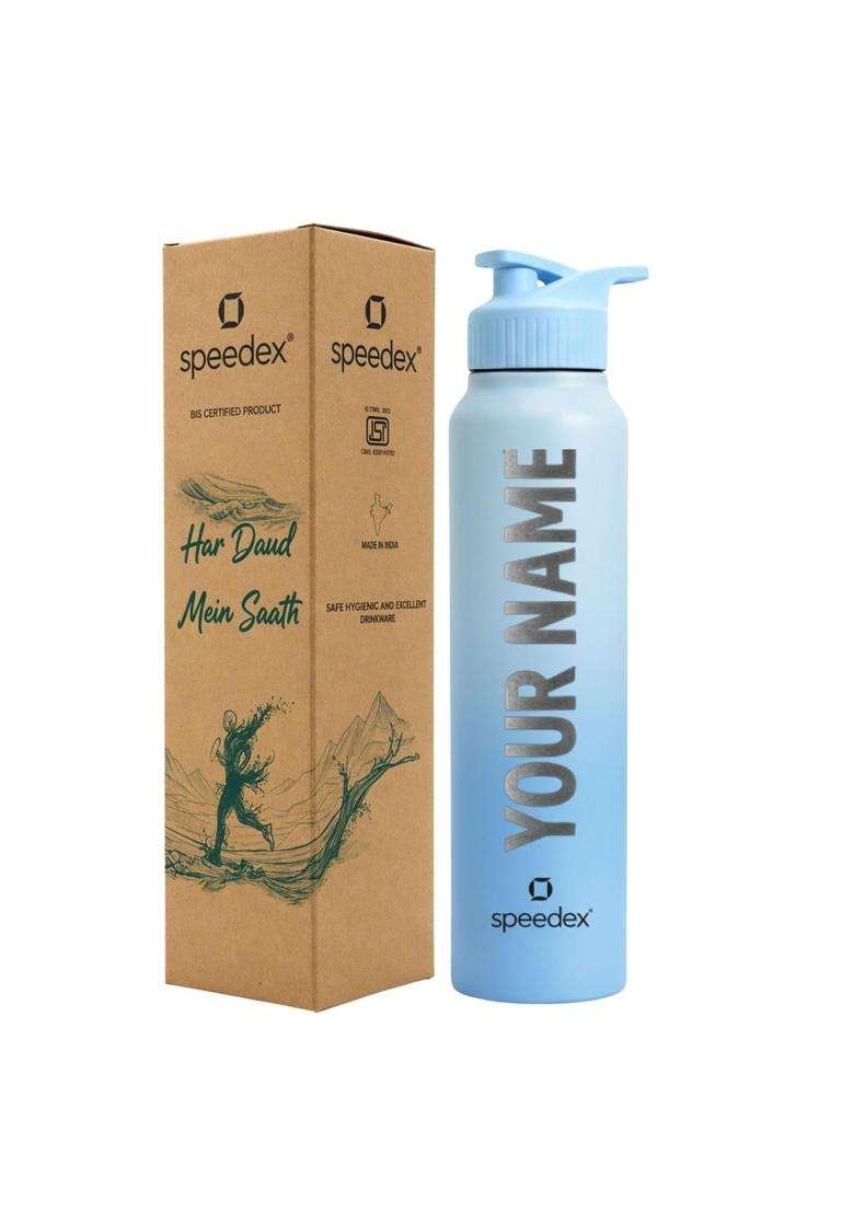 Speedex Customised Stainless Steel Water Bottle with Name | 1 L | 1.1 Qt - Indya
