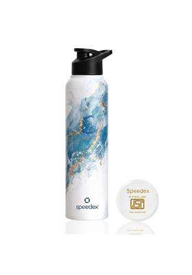 Speedex Stainless Steel Water Bottle | 1 L | 1.1 Qt | Leak Proof