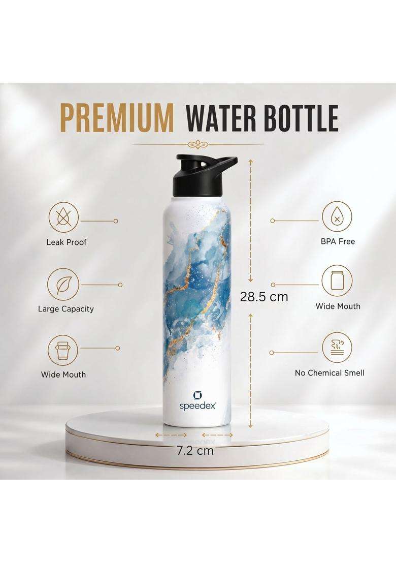 Speedex Stainless Steel Water Bottle | 1 L | 1.1 Qt | Leak Proof - Indya
