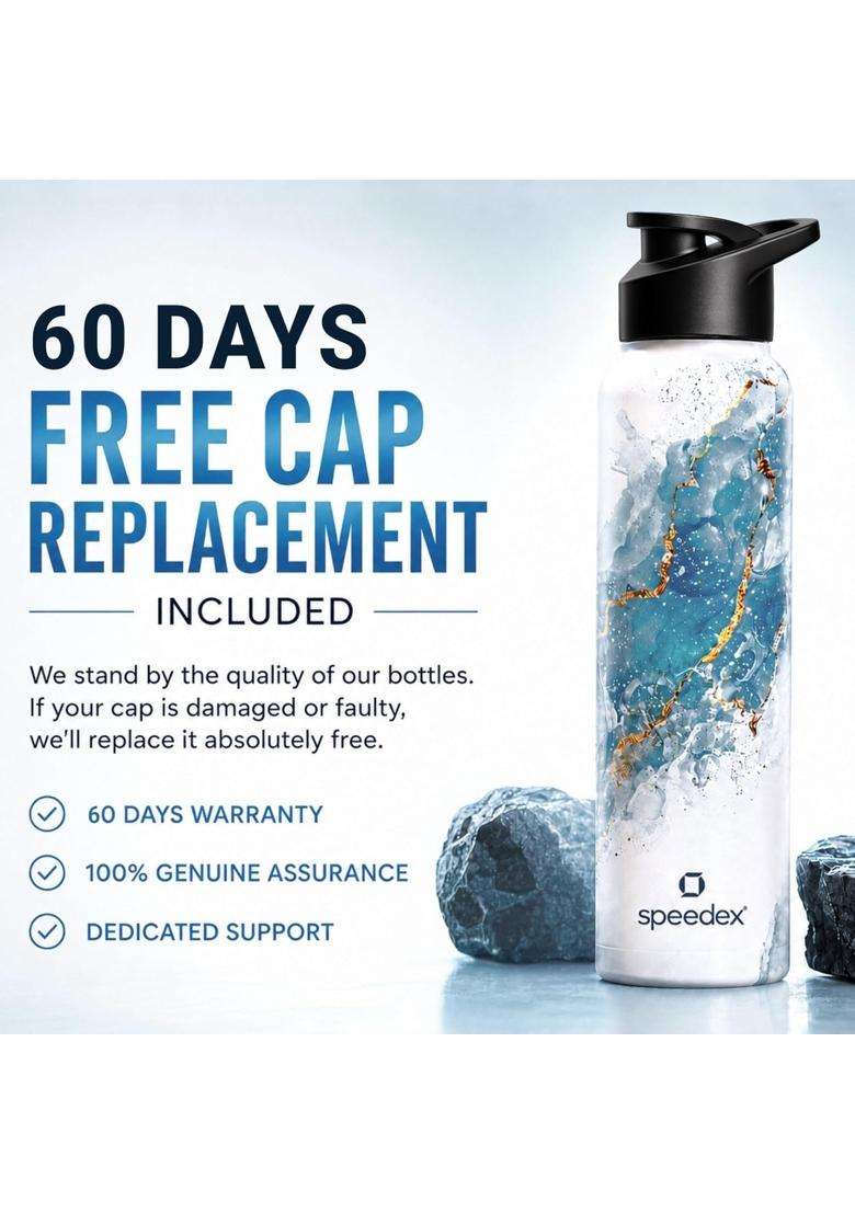 Speedex Stainless Steel Water Bottle | 1 L | 1.1 Qt | Leak Proof - Indya