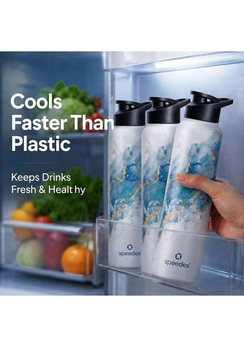 Speedex Stainless Steel Water Bottle | 1 L | 1.1 Qt | Leak Proof - Indya