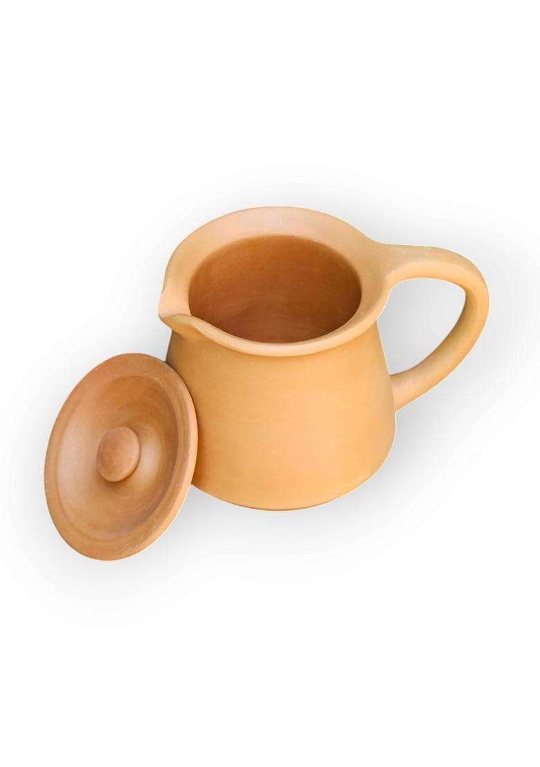 RAJENDER CLAY HANDICRAFT Handmade Clay Water Jug | 3 L | 3.2 Qt - Indya