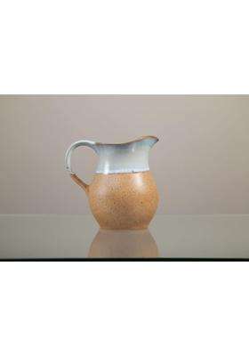 Caffeine Ceramic Handmade Stoneware Matte Brown Water Jug | 1800 ml | 60.9 fl oz | Dishwasher Safe | Microwave Safe
