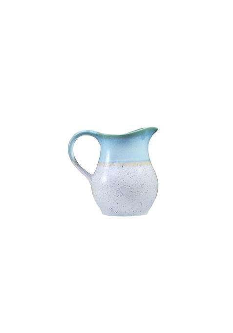 Caffeine Ceramic Handmade Stoneware Blue and White Water Jug | 1800 ml | 60.9 fl oz | Dishwasher Safe | Microwave Safe
