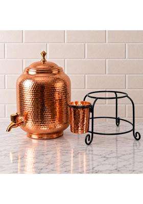 Copper-Master Hammered Water Dispenser | 5 L | 5.3 Qt