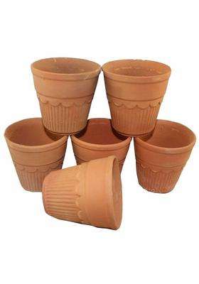 Clay Root Handmade Terracotta Cups | 100 ml | 3.4 fl oz | 6-Piece Set