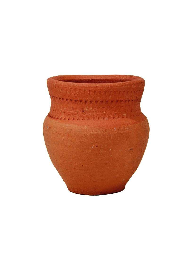 Jetwals Clay Kullad Traditional Desi Chai Tea Cup Glass | 100 ml | 3.4 fl oz | Pack of 4 - Indya