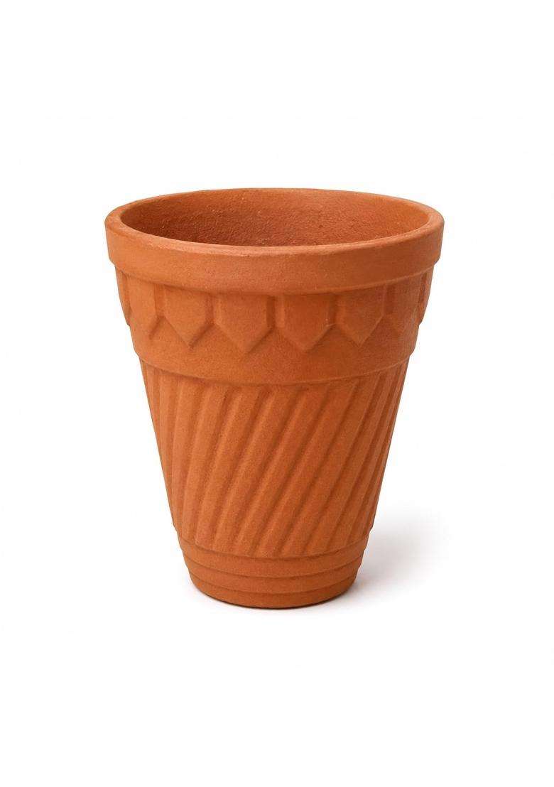 Clay Root Handmade Terracotta Cup | 100 ml | 3.4 fl oz | Pack of 6 - Indya
