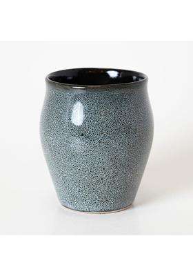 KALAKRITI Grey Speckled Ceramic Kulhad Clay Tea Cup | 100 ml | 3.4 fl oz | Pack of 2