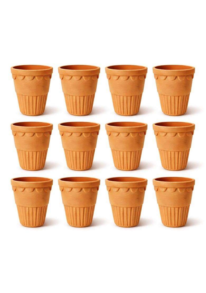 Clay Root Handmade Terracotta Cup | 100 ml | 3.4 fl oz - Indya