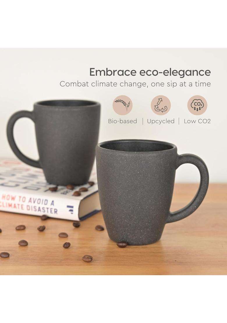 Eha Earth-Friendly Classic Coffee Mug Made with Rice Husk | 300 ml | 10.1 fl oz - Indya