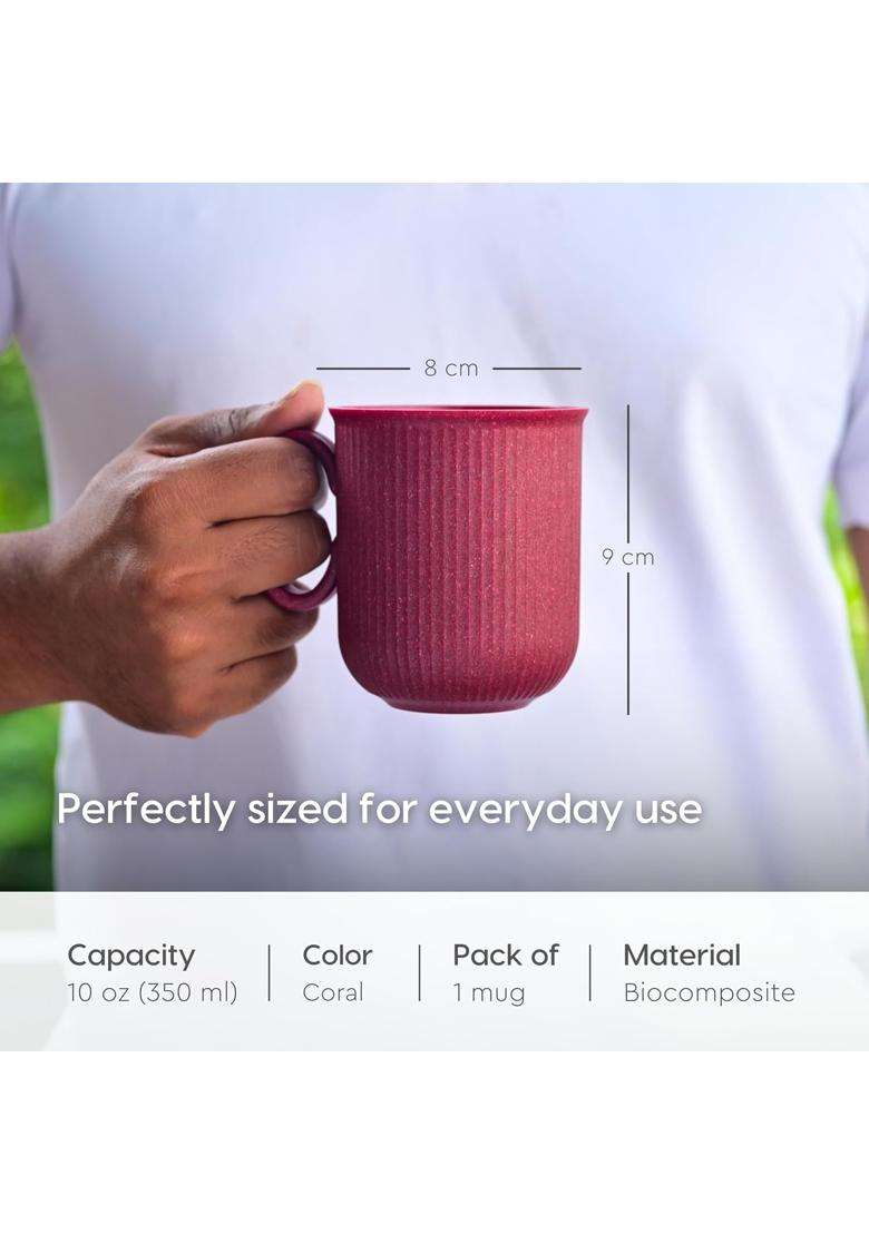 Eha Earth Friendly Statement Coffee Mug Made with Rice Husk | 350 ml | 11.8 fl oz - Indya