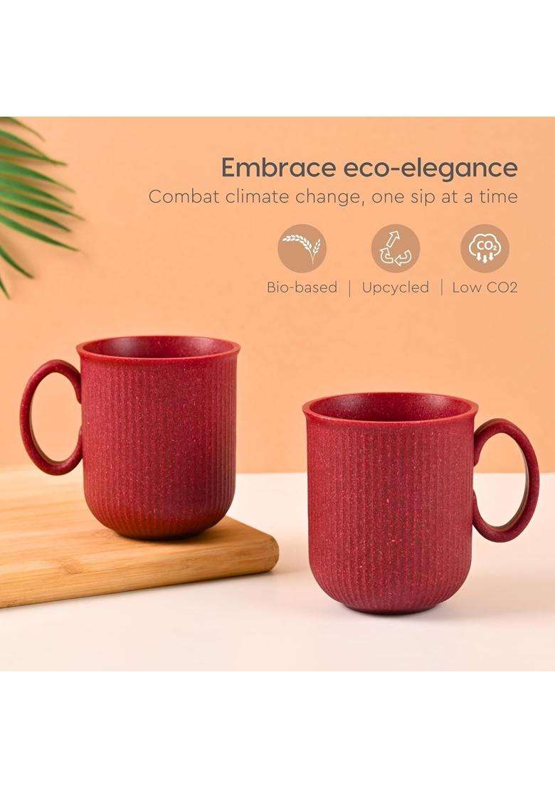 Eha Earth Friendly Statement Coffee Mug Made with Rice Husk | 350 ml | 11.8 fl oz - Indya