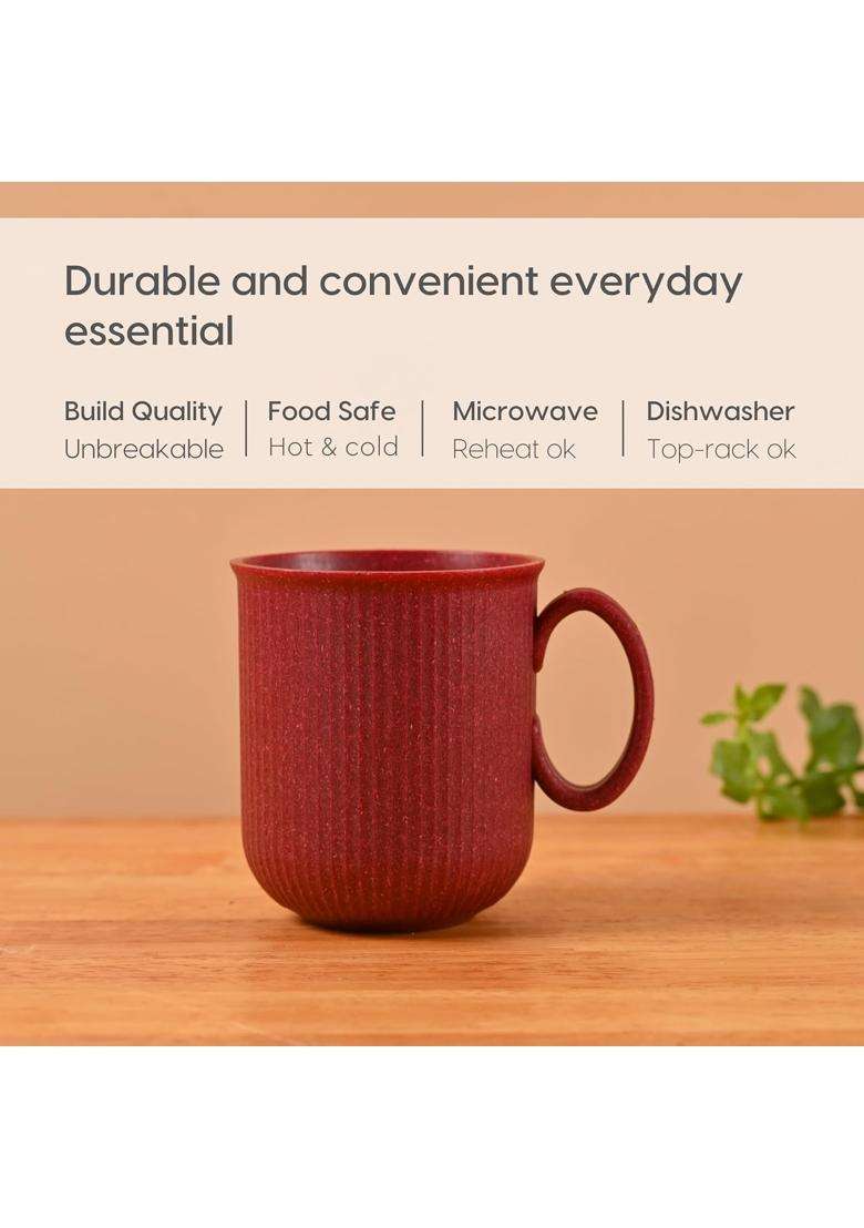Eha Earth Friendly Statement Coffee Mug Made with Rice Husk | 350 ml | 11.8 fl oz - Indya