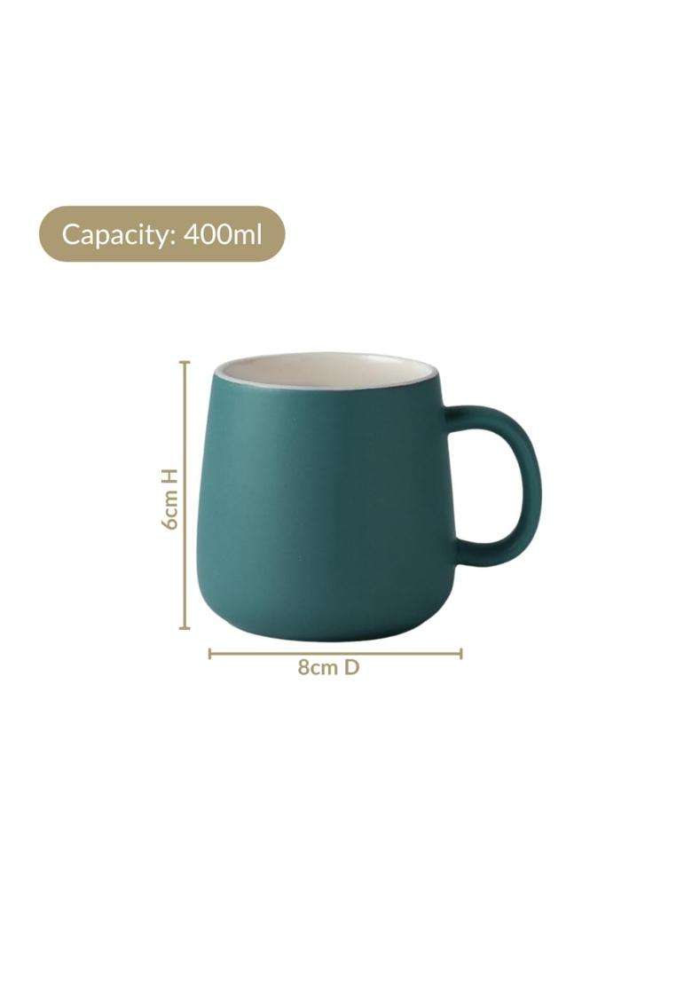 Nestasia Matte Finish Coffee Mug | 350 ml | 11.8 fl oz | Dishwasher Safe | Microwave Safe - Indya