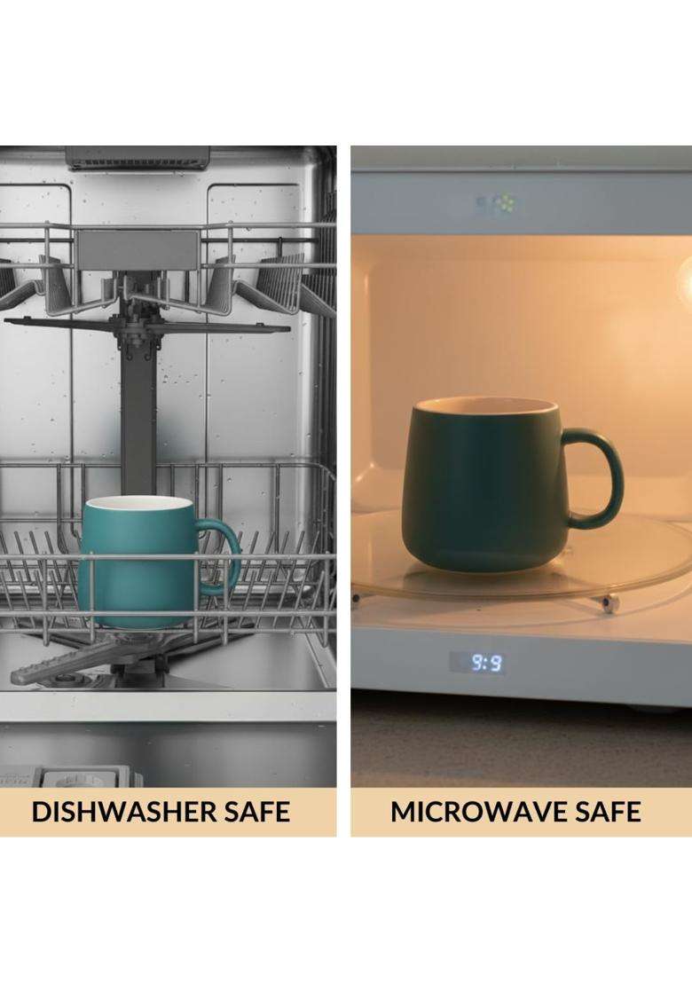Nestasia Matte Finish Coffee Mug | 350 ml | 11.8 fl oz | Dishwasher Safe | Microwave Safe - Indya