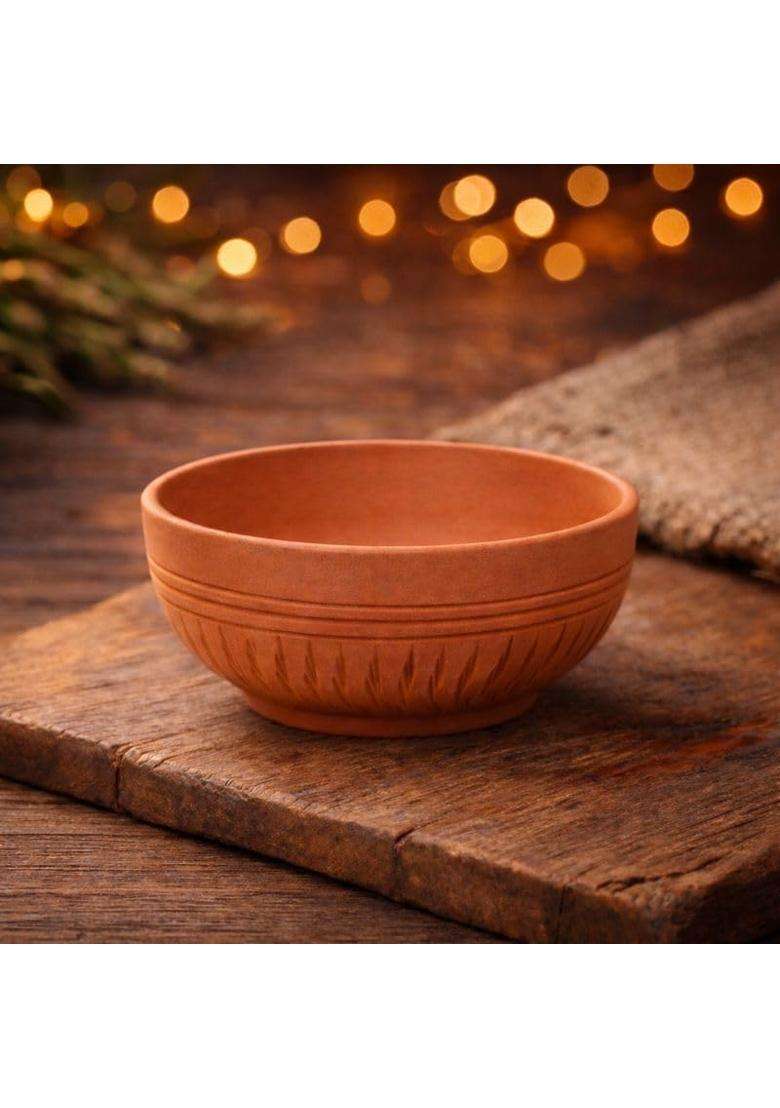 KSI Terracotta Bowl Set | Non-Toxic | Handcrafted - Indya