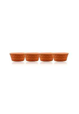 SHRIYAM CRAFT Mitti Cool Terracotta Bowls | 4-Piece Set