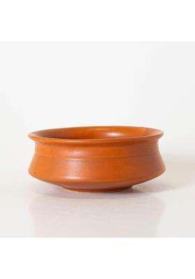 KALAKRITI Terracotta Finish Ceramic Donga Without Lid | 500 ml | 16.9 fl oz