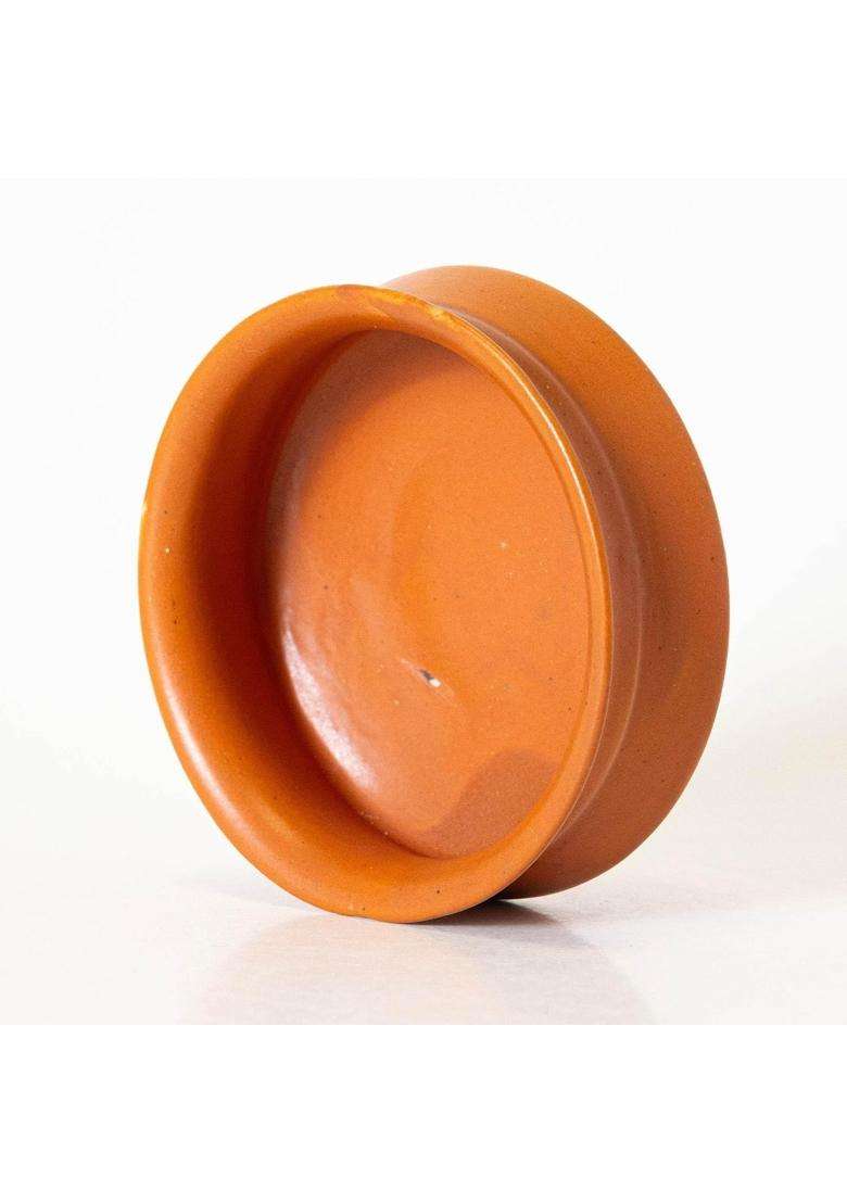 KALAKRITI Terracotta Finish Ceramic Donga Without Lid | 500 ml | 16.9 fl oz - Indya