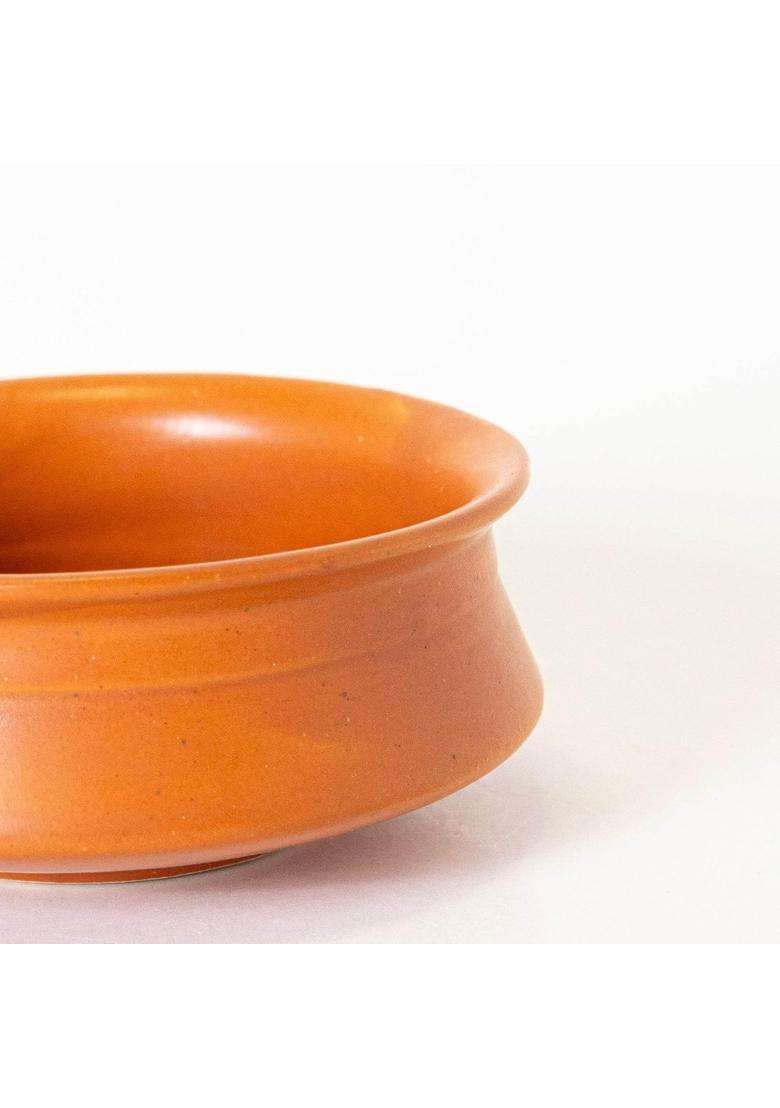 KALAKRITI Terracotta Finish Ceramic Donga Without Lid | 500 ml | 16.9 fl oz - Indya