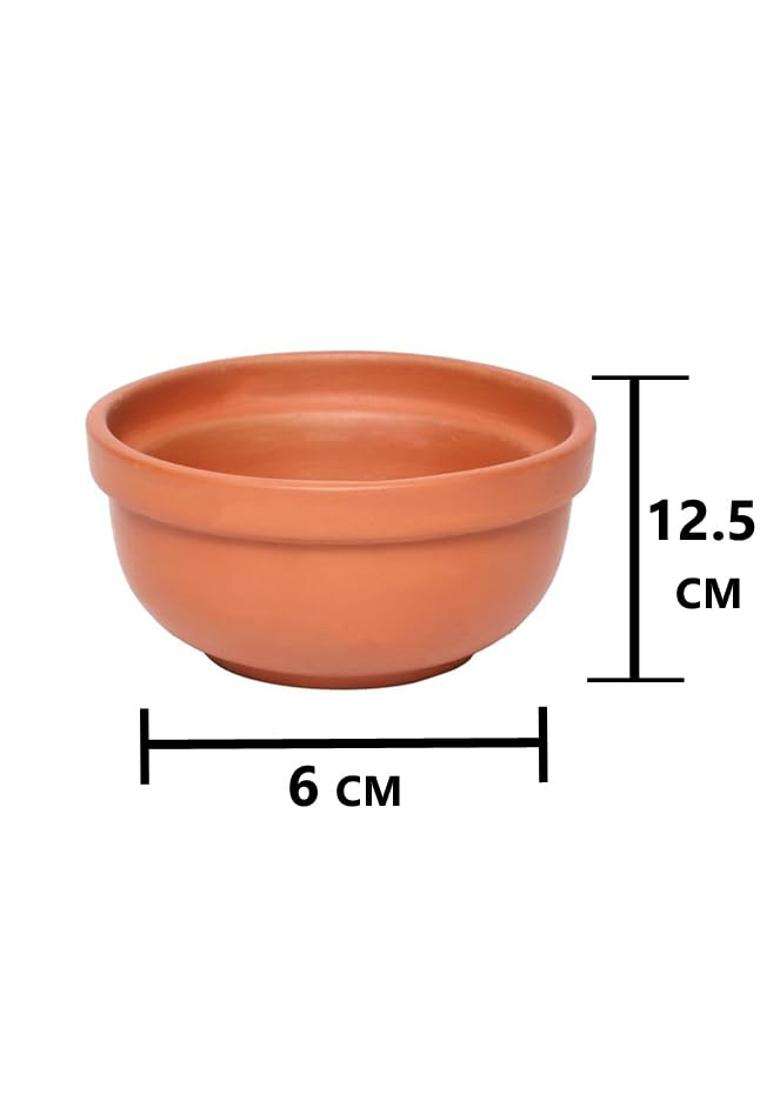 KSI Terracotta Bowl | 4-Piece Set | Non-Toxic | Handcrafted - Indya