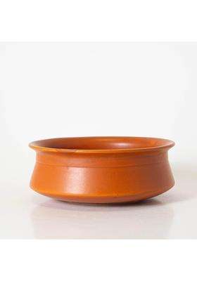 KALAKRITI Terracotta Finish Ceramic Donga Without Lid | 500 ml | 16.9 fl oz | 2-Piece Set