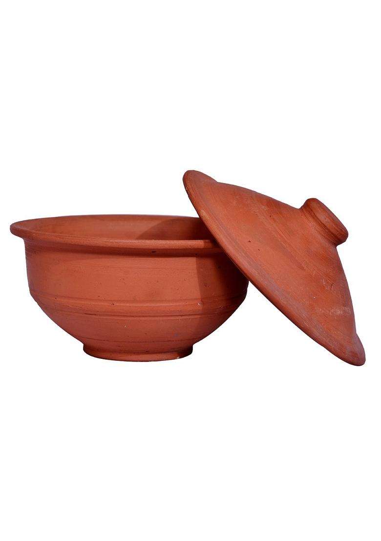 SHRIYAM CRAFT Mitti Cool Terracotta Clay Curd Pots | 250 ml | 8.5 fl oz | 2-Piece Set - Indya