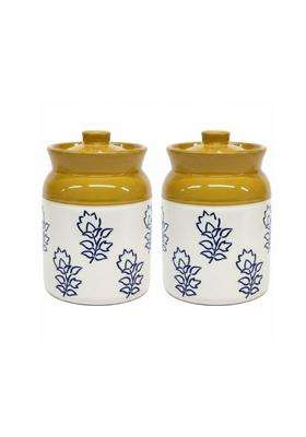 Kraftlik Handicrafts Pickle Jar Set of Each | 1000 ml | 33.8 fl oz | 2-Piece Set | Handcrafted