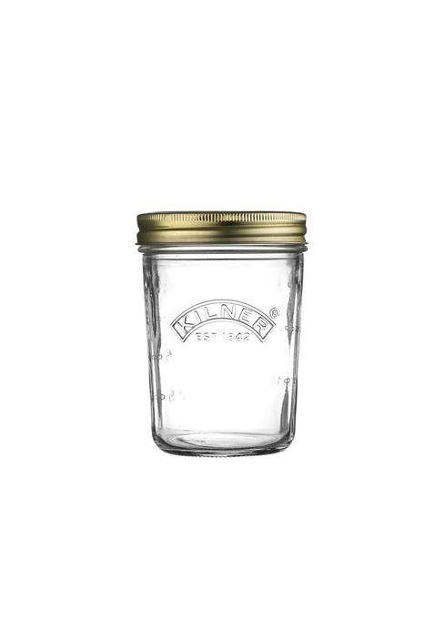 Kilner Premium Wide Mouth Airtight Glass Preserve Jar for Jams | 350 ml | 11.8 fl oz | BPA Free