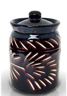 HC THE CRAFTS Ceramic Pickle Jar Set with Lid | 2000 ml | 67.6 fl oz