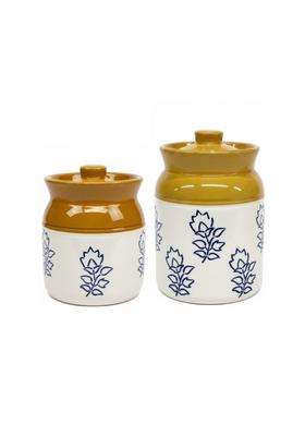 Kraftlik Handicrafts Pickle Jar Set | 1000 ml | 33.8 fl oz | 2-Piece Set