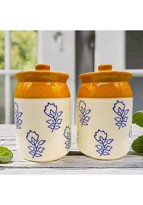 Kraftlik Handicrafts Jars Table Pickle Jar Set with Lid | 1000 ml | 33.8 fl oz
