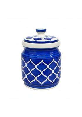 Kraftlik Handicrafts Ceramic Jars with Lid Multipurpose Barni for Chutney | 1200 ml | 40.6 fl oz