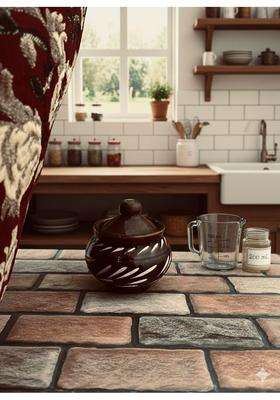 SHRIYAM CRAFT Ceramic Storage Jar with Lid | 300 ml | 10.1 fl oz | Handcrafted