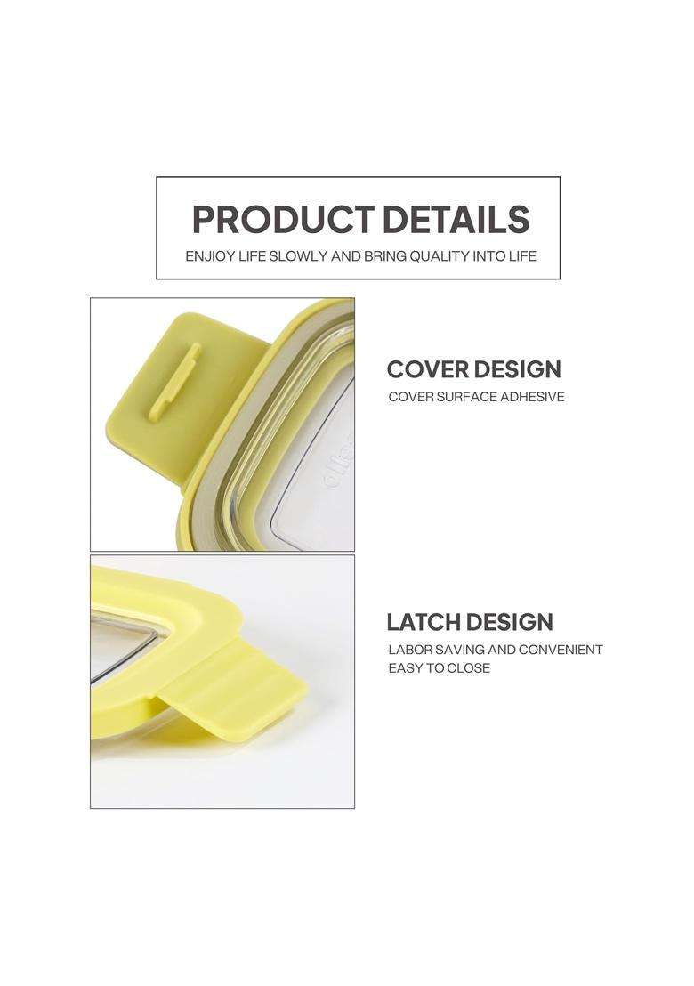 CELLO Stylelock Pet Storage Container for Kitchen Baby Green | 2500 ml | 84.5 fl oz - Indya