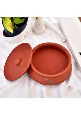 B S NATURAL Organic Clay Dahi Handi | With Lid