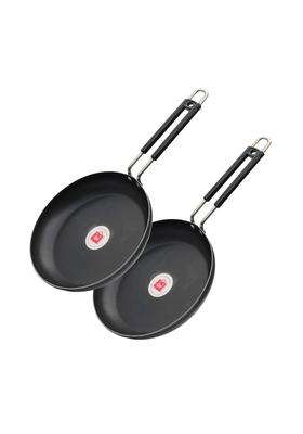 LAZYwindow Pure Iron Tadka Pan | 20 cm | 7.9 Inch | Induction Compatible