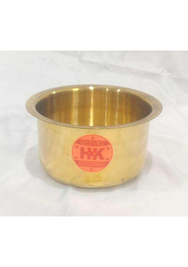 Super HK Products HK Aluminium Bhagona Tope with Lid for Kitchen Cooking | 4 L | 4.2 Qt - Indya