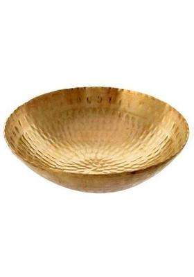 Yadav Craft Brass Brass Kadhai Wok | 1 L | 1.1 Qt | 3 Inch
