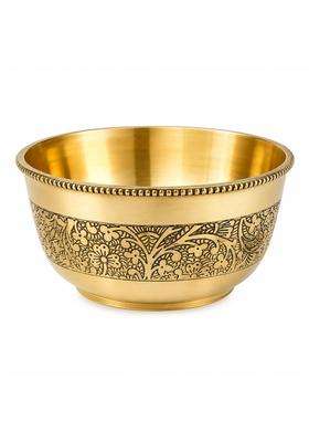 Pure Source India Brass Serving Bowl | 300 ml | 10.1 fl oz | 4 Inch