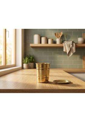 Desi Dhatu Brass Pital | Pack of 2 | With Lid