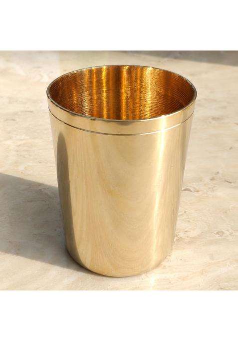 Pure Source India Bronze Kansa Glass Handmade | 200 ml | 6.8 fl oz