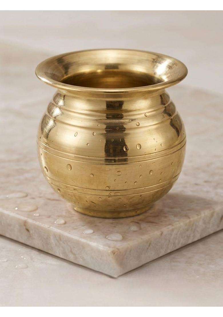 Desi Dhatu Pure Copper Tamba Lota Water Pot | 300 ml | 10.1 fl oz - Indya