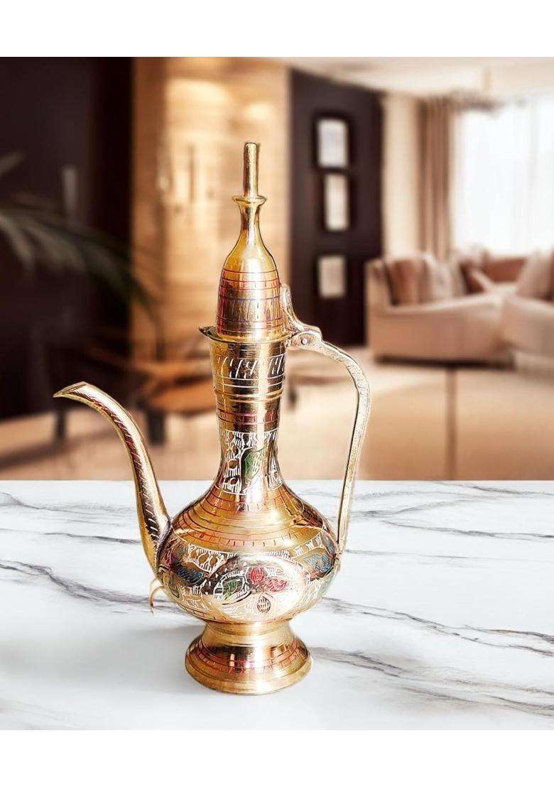 PITAL CRAFT VATIKA Presents Brass Mugals Styled Multipurpose Jug - Indya