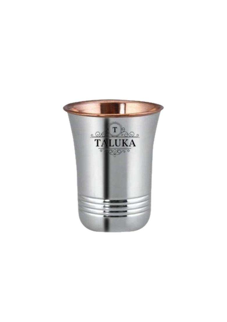Taluka With T Logo Taluka Copper Stainless Steel Jug Pitcher with Brass Knob | 1500 ml | 50.7 fl oz - Indya
